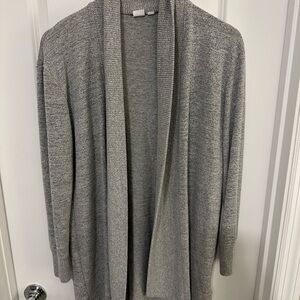 GAP Gray Cardigan Sweater with Shawl Collar